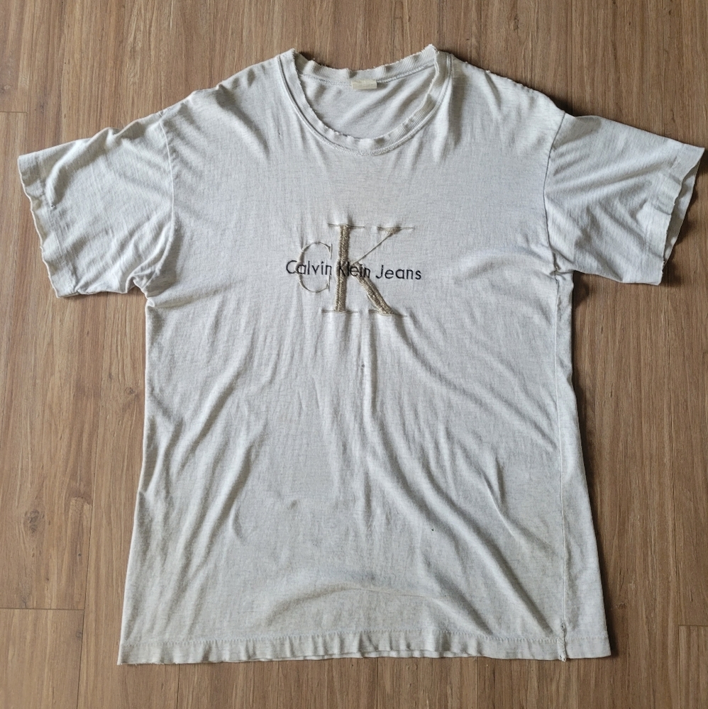 Embroidered Calvin Klein Jeans t-shirt